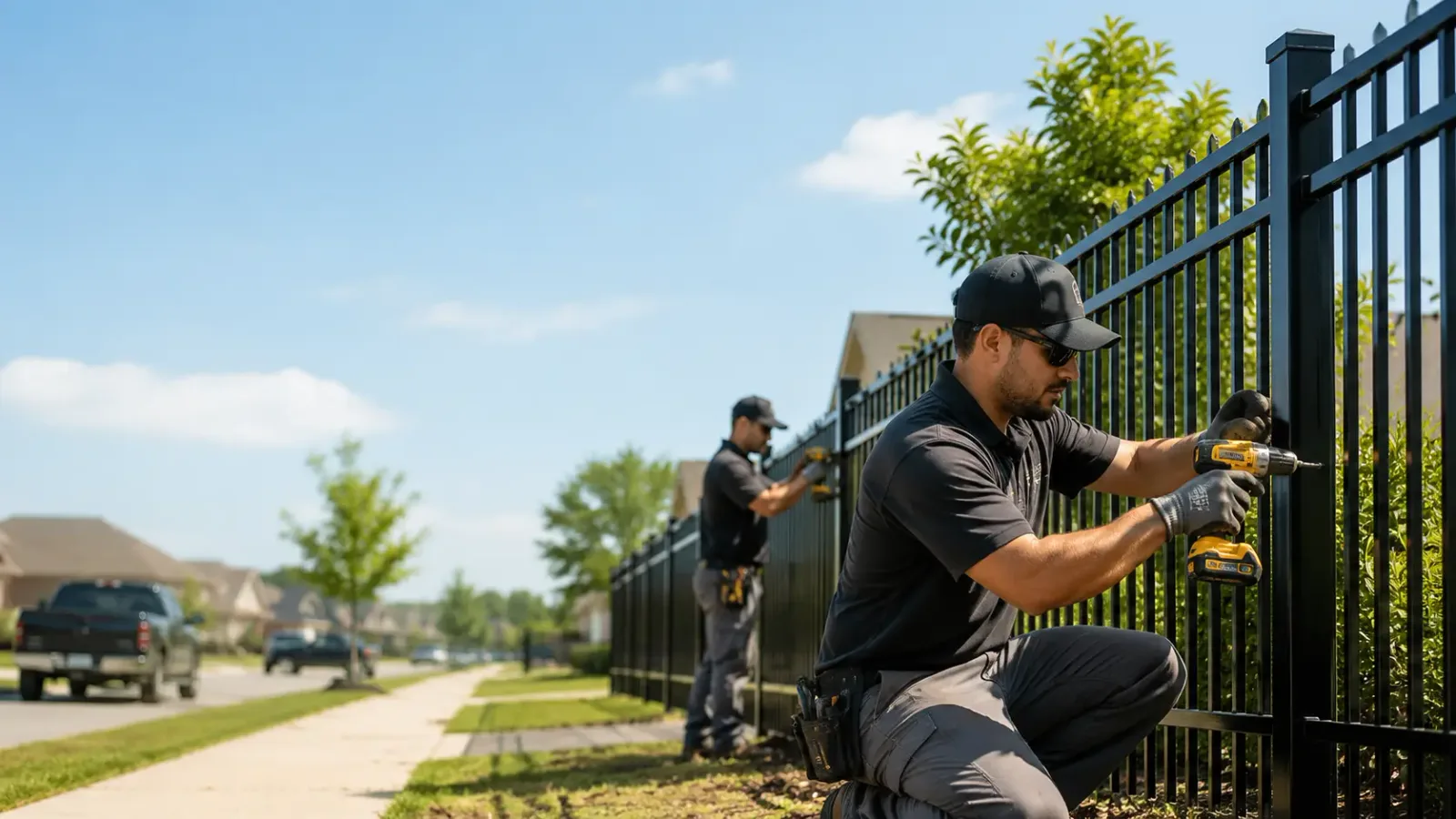 Metal Fence Installation in Camby, IN